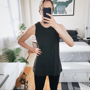 American Giant Classic Muscle Tank in Camo Green